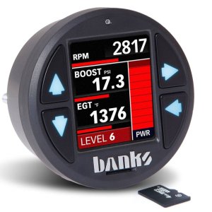 Ford F350 Performance Monitor - Banks Power - Derringer Tuner (Gen 2) w/ 1.8 iDash DataMonster - `17-`19